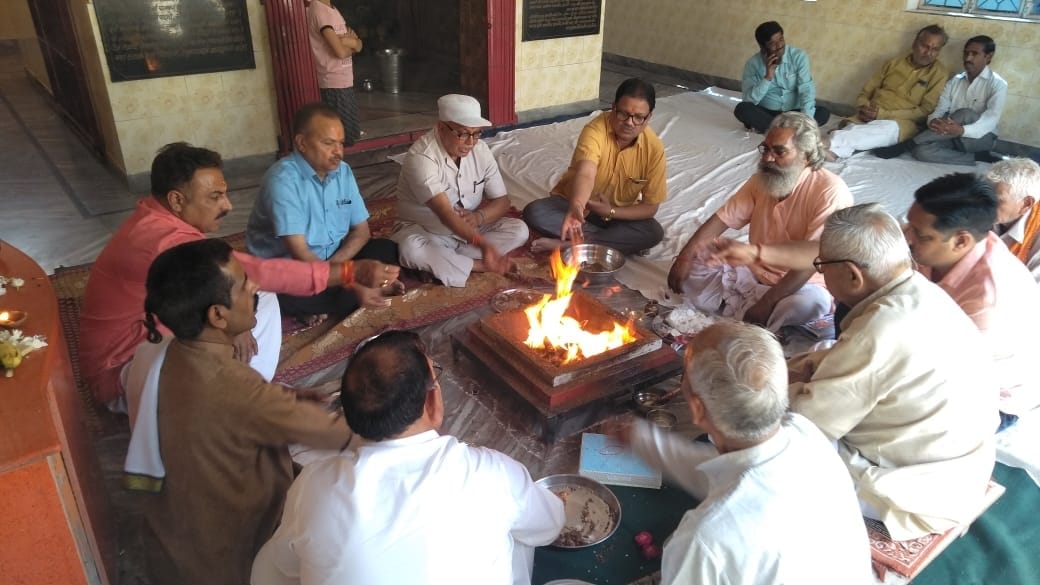Welcomed the new year by performing havan-worship