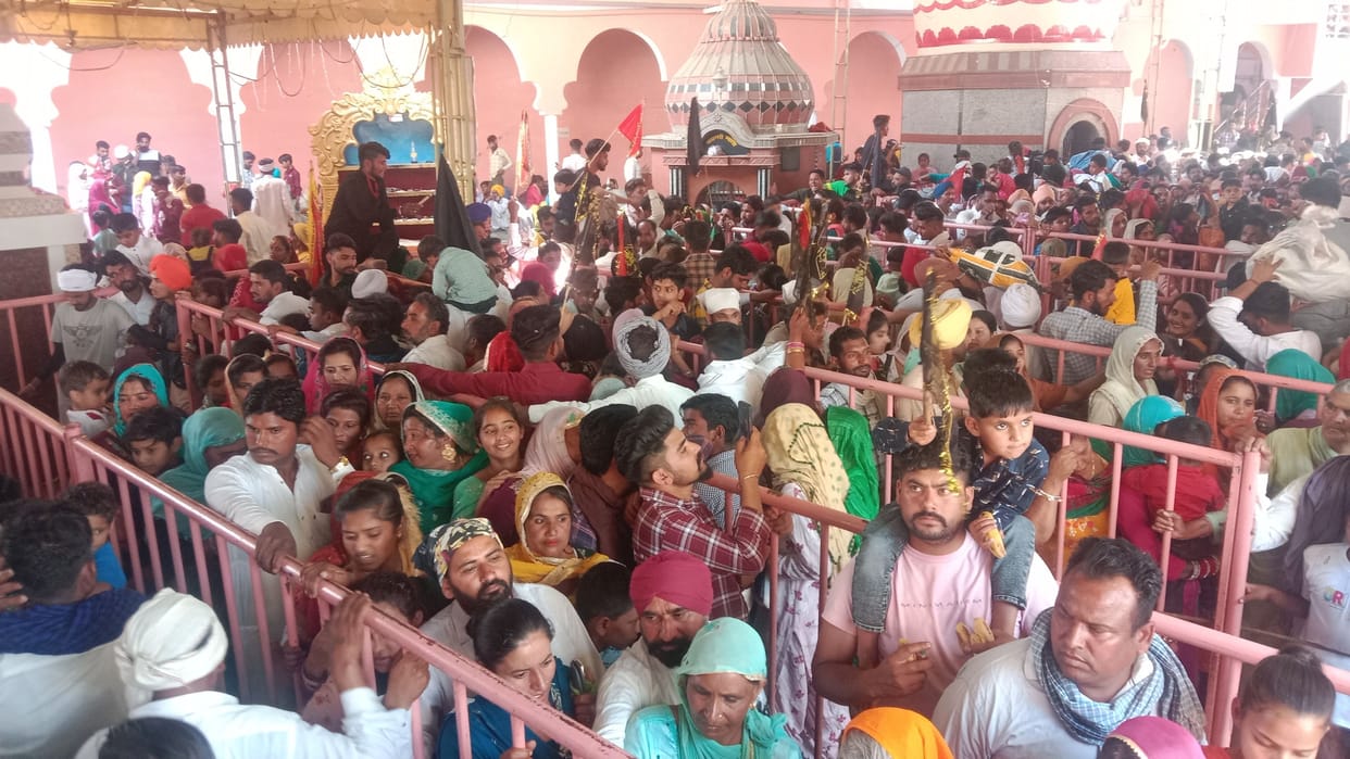 There was an influx of faith in the temples, from morning till evening there was an influx of devotees