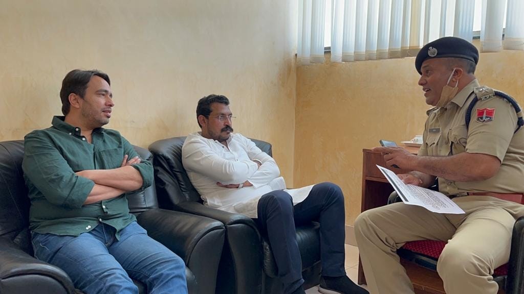 Police stopped Bhim Army Chief Chandrashekhar Azad and RLD chief Jayant Chaudhary at Dabok airport