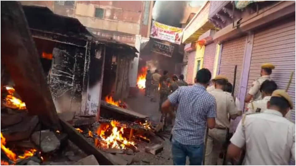 Curfew in Karauli after Violence on Hindu New Year see photo