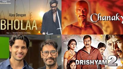 Is Ajay Devgn starting 400 cr budget Bollywood film runaway 34 Chanakya Maidaan Thank God Drishyam 2 Bhola