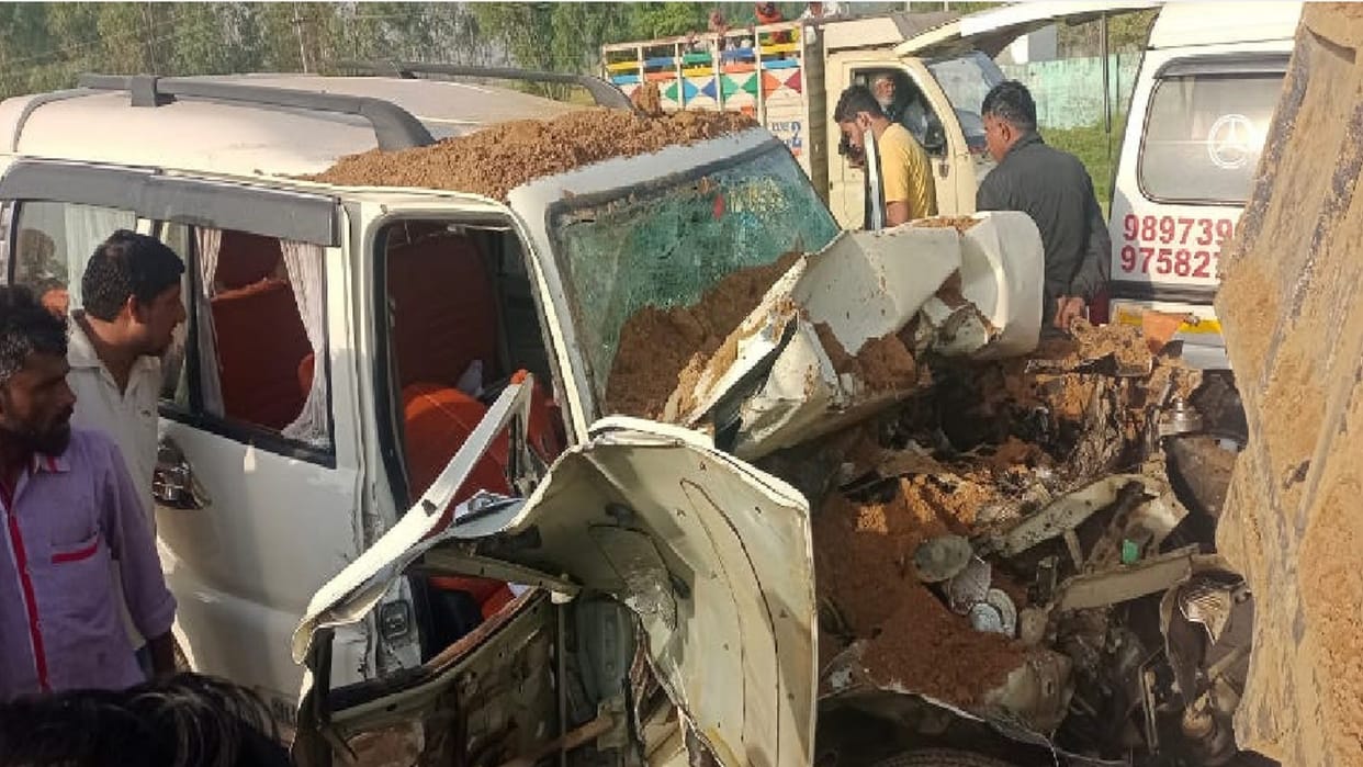 Bijnor News: five people have died in road accidents on highway in city see photos