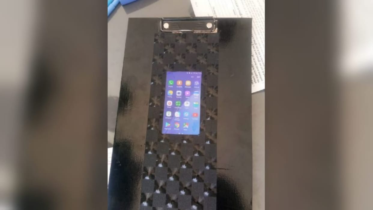Student brought mobile phone inside clipboard to copy in Haryana board exam