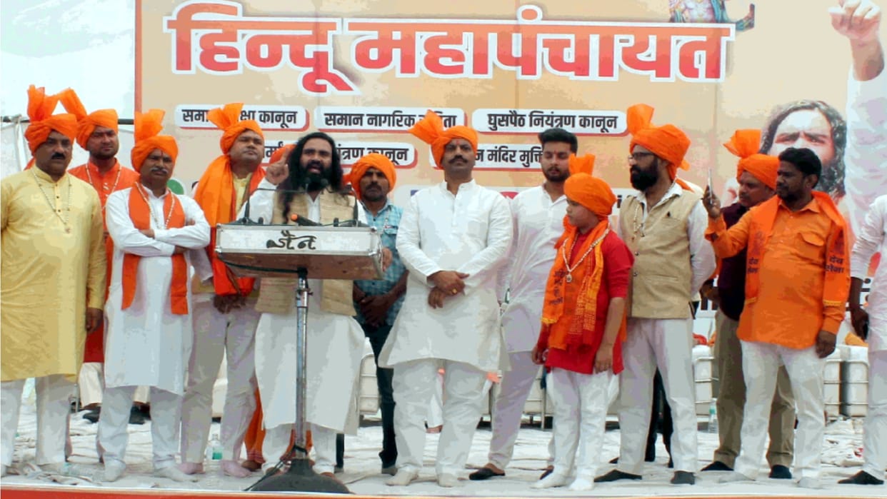 Delhi Burari Hindu mahapanchayat Police register 3 FIR in connection with event yati narsinghanand Muslim PM statement know full story