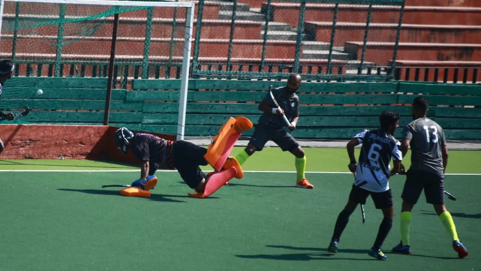 Final Match of North zone hockey tournament played in Chandigarh