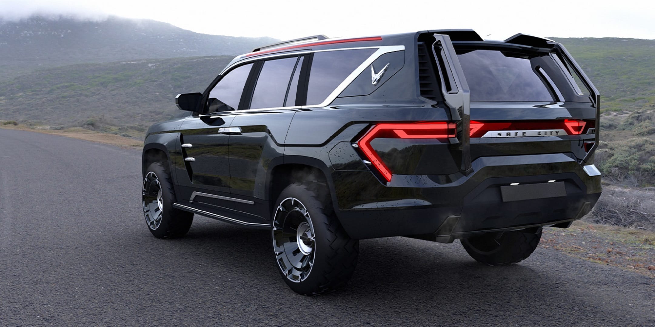 Dubai Police Patrol Vehicles Ghiath SUV W Motors Ghiath patrol vehicles Police Patrolling Cars