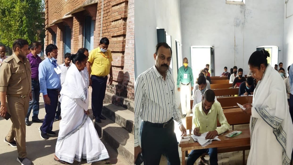 UP Board Exam Education minister Gulab devi reach centres for investigation in Sambhal