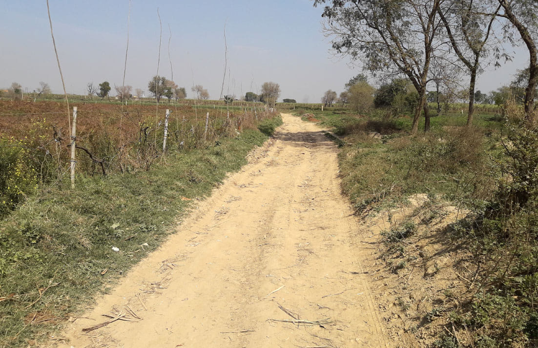 Construction resumed on Khekra-Sunhaida link road