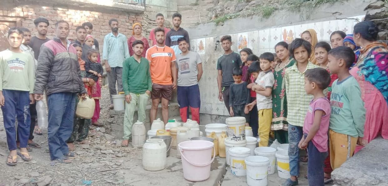 Drinking water supply stalled for 15 days in Shikari