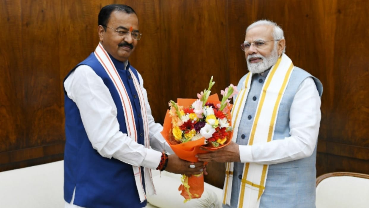 Chief Minister Keshav Prasad Maurya met Prime Minister Narendra Modi and Home Minister Amit Shah