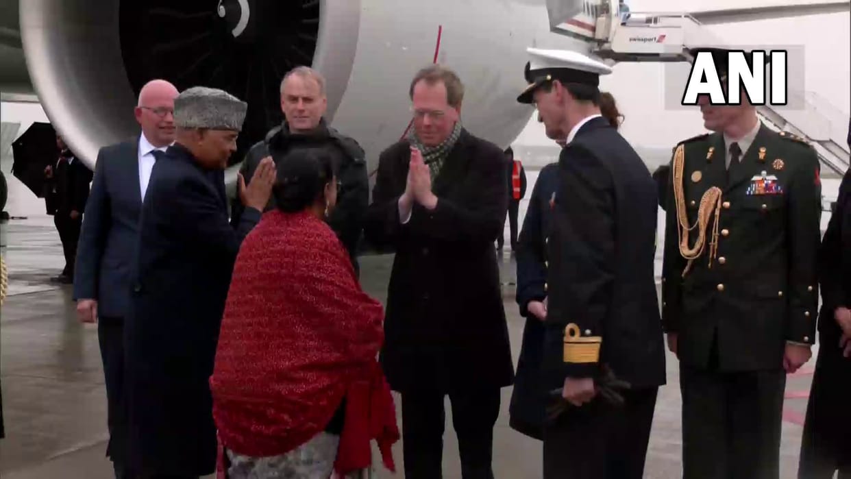 President Kovind arrives in Netherlands on final leg of his two-nation visit