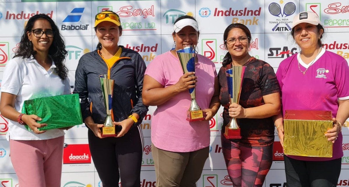 Rashmi Mohan and Simi Sharma won the women's doubles final