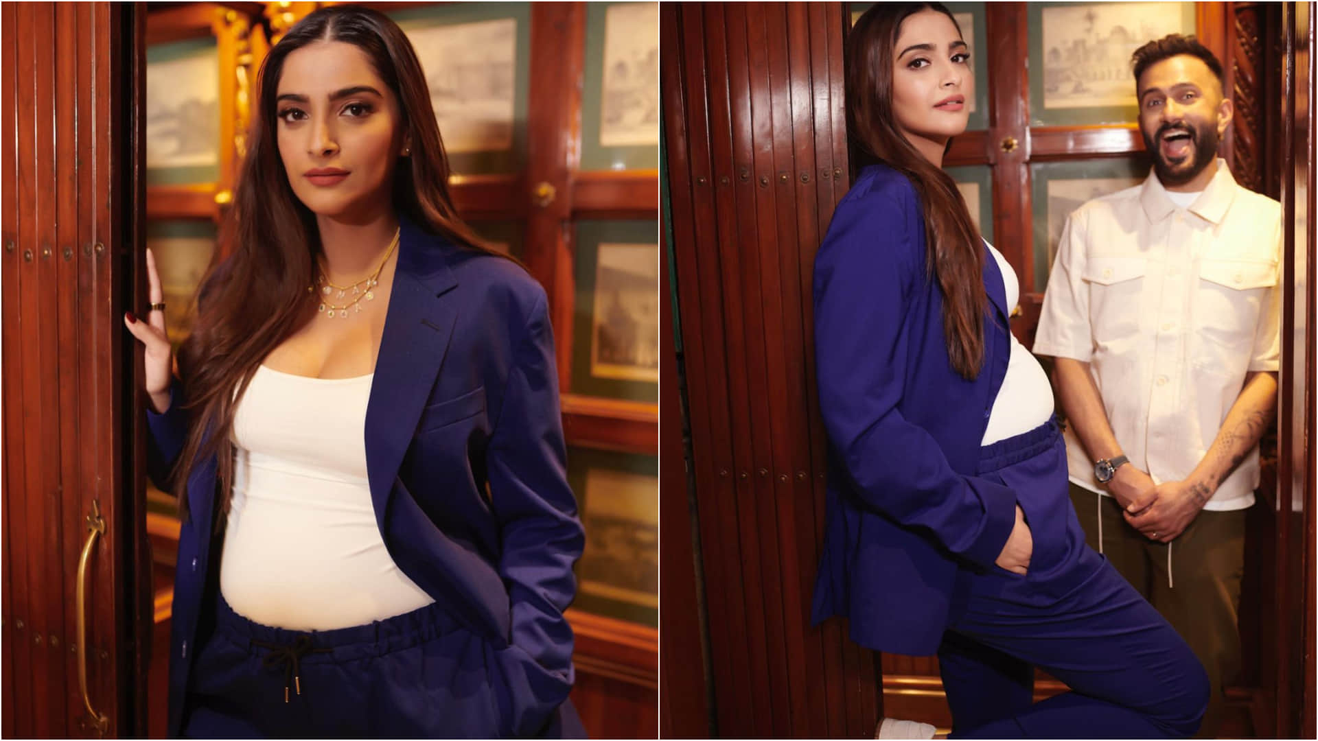 sonam kapoor flaunts baby bump in style look royal in latest photoshoot