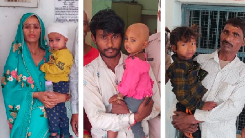 Satna: Police is giving happiness to many people in Maihar fair, every effort is being made to reunite the children separated from the family in the crowd