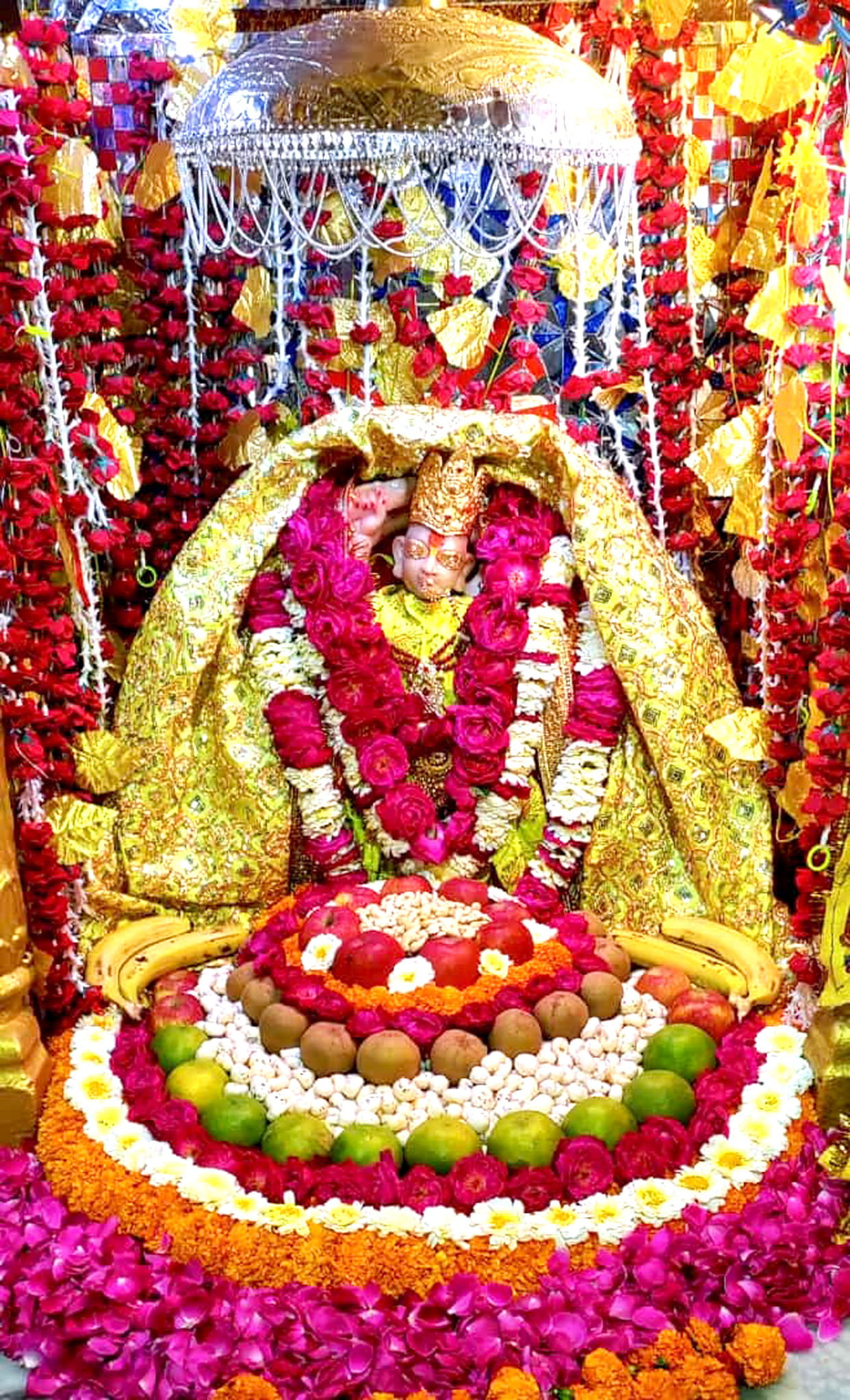 Present in the hands of the devotees and cheers of Mata Rani on the tongue
