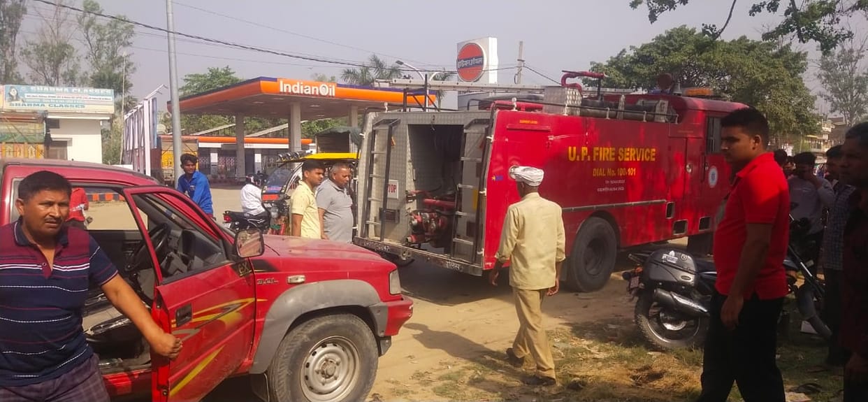 Three employees of petrol pump scorched while preparing food