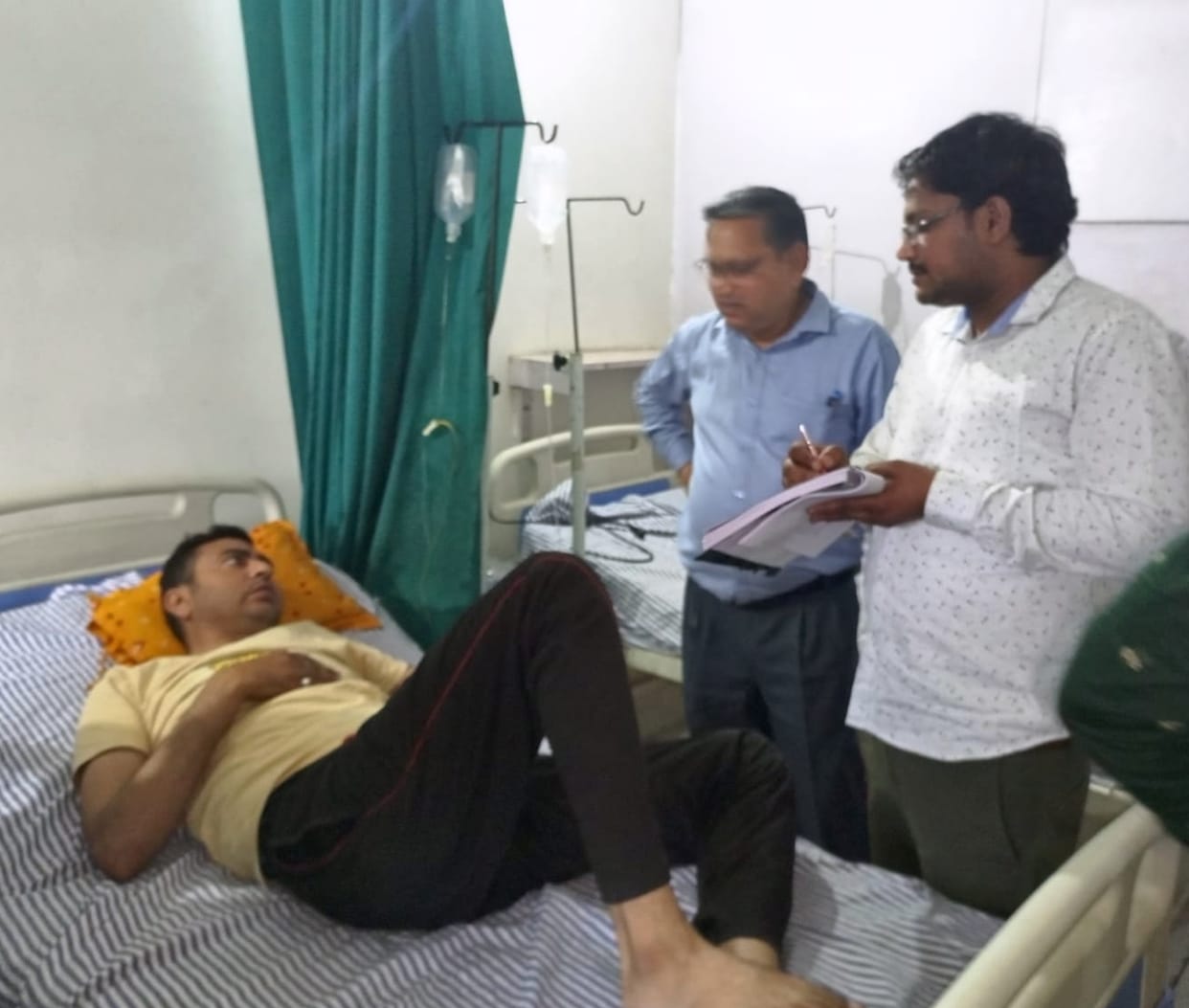 action against four hospital, two seized