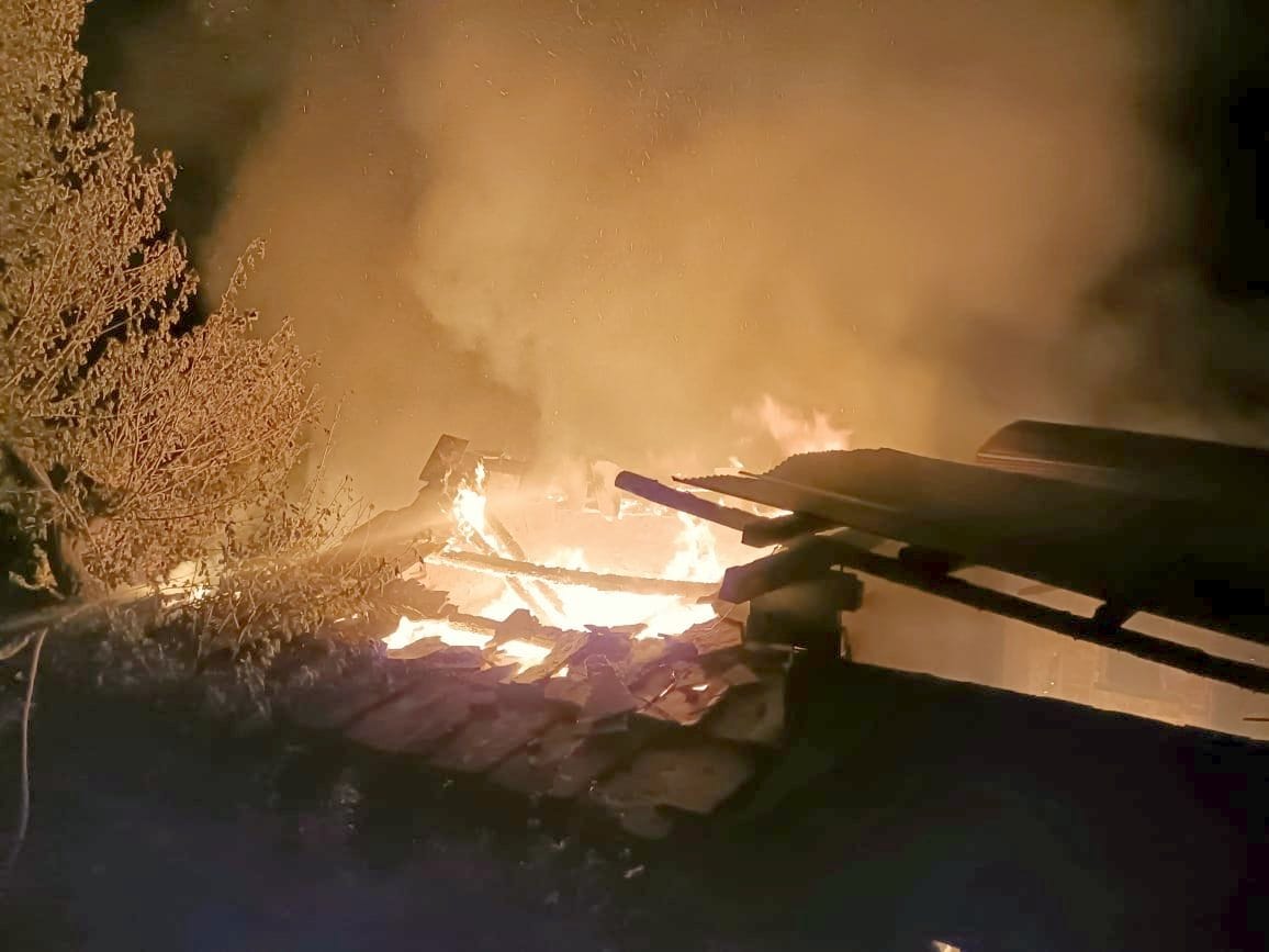 house fire in nankhari lateri village