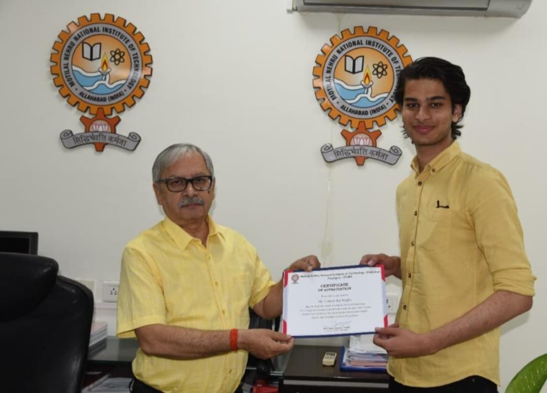 Achievement: Lokesh Raj, a student of MNNIT, got a job with a package of Rs 1.18 crore