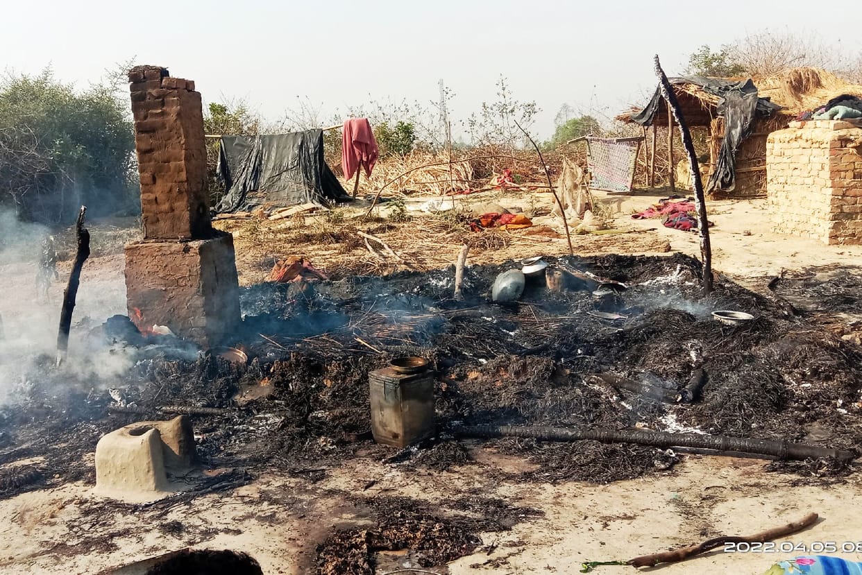 Three-year-old girl burnt alive due to fire in hut