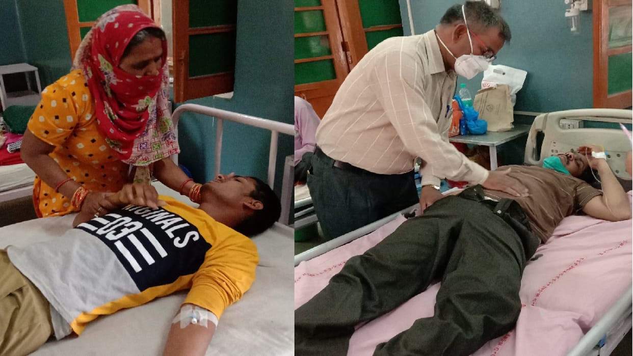 Saharanpur News: three people of family hospitalized after eating buckwheat in village