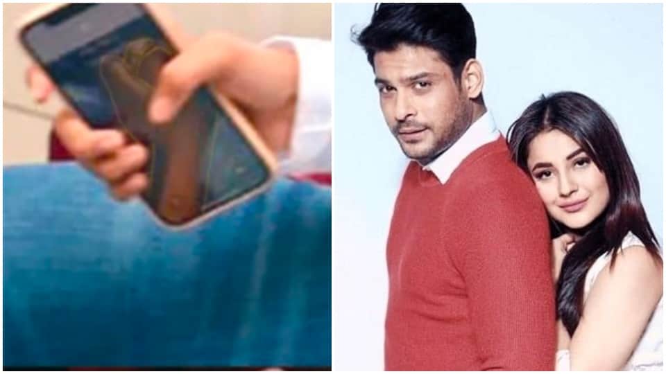 Shehnaz Gill with Siddharth Shukla put a photo on his phone wallpaper