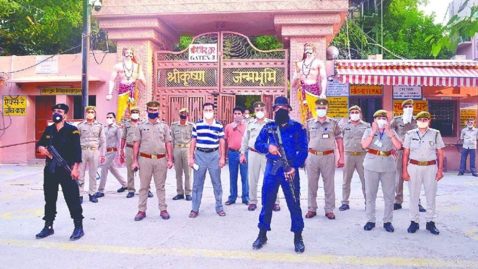 ADG inspects the security of Shri Krishna Janmasthan and Idgah Shahi Masjid in Mathura