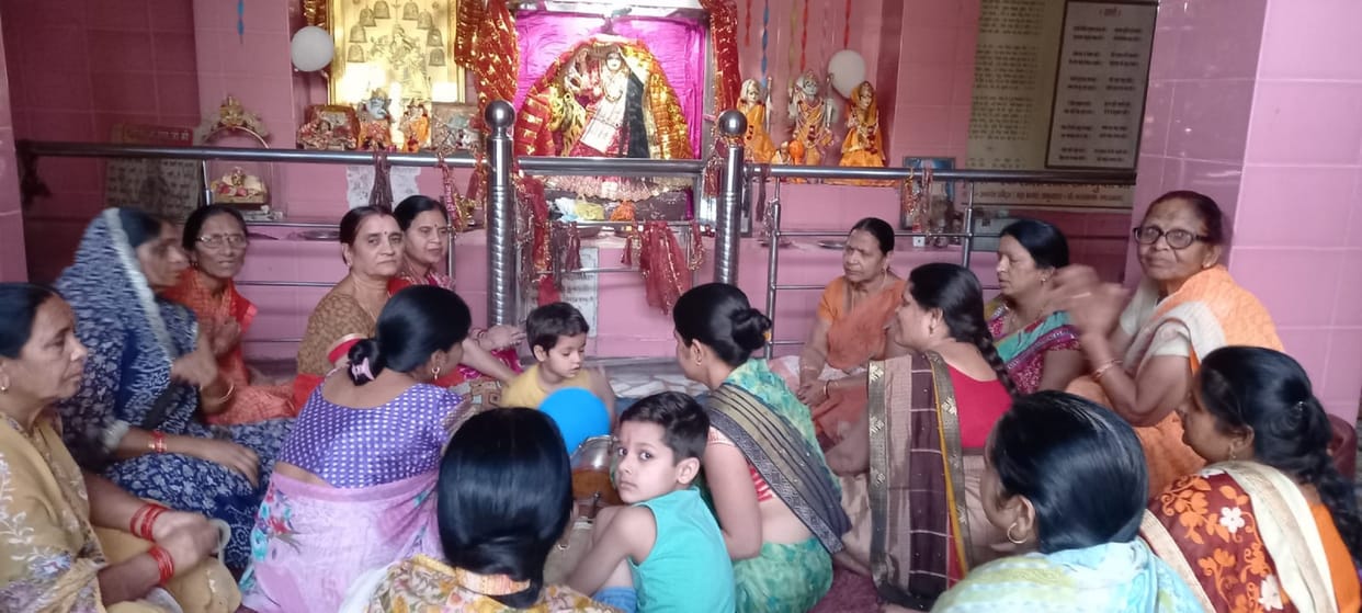Maa Chandraghanta was duly worshiped on the third Navratri