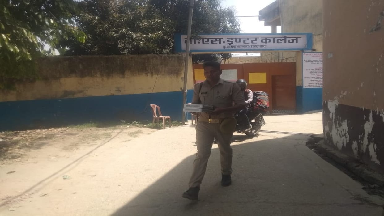 Moradabad: Class 10 answer books were being written in degree college, 22 in custody