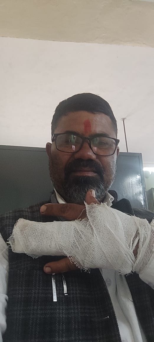Gram Pradhan Attacked