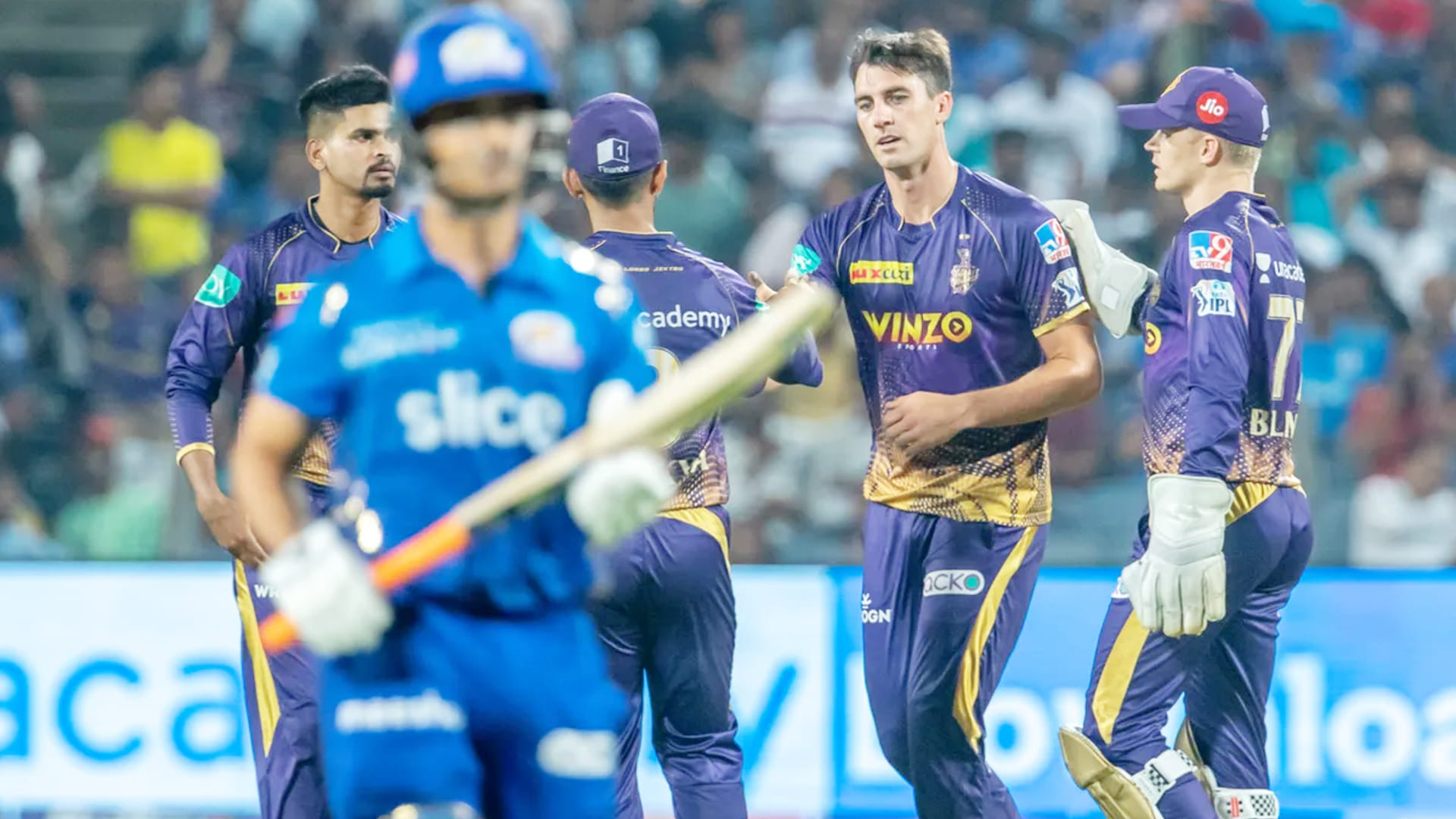 KKR Vs MI Photos and Videos IPL 2022: Kolkata Knight Riders Defeats Mumbai Indians Pat Cummins Record Photos Daniel Sams Baby AB Dewald Brevis No look six Photos Videos