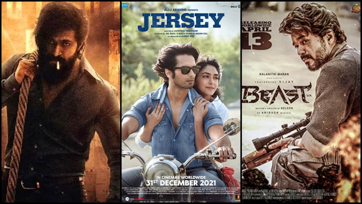 Box Office Collection Jersey KGF2 Beast Story Start Cast Review Preview Release date Advance booking Shahid Yash Vijay