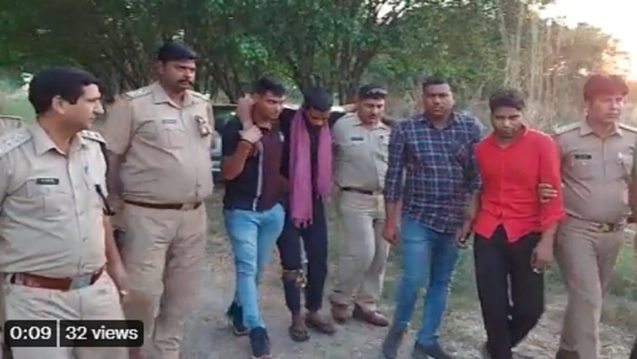 Hapur Two accused of killing businessman arrested in encounter one shot in leg