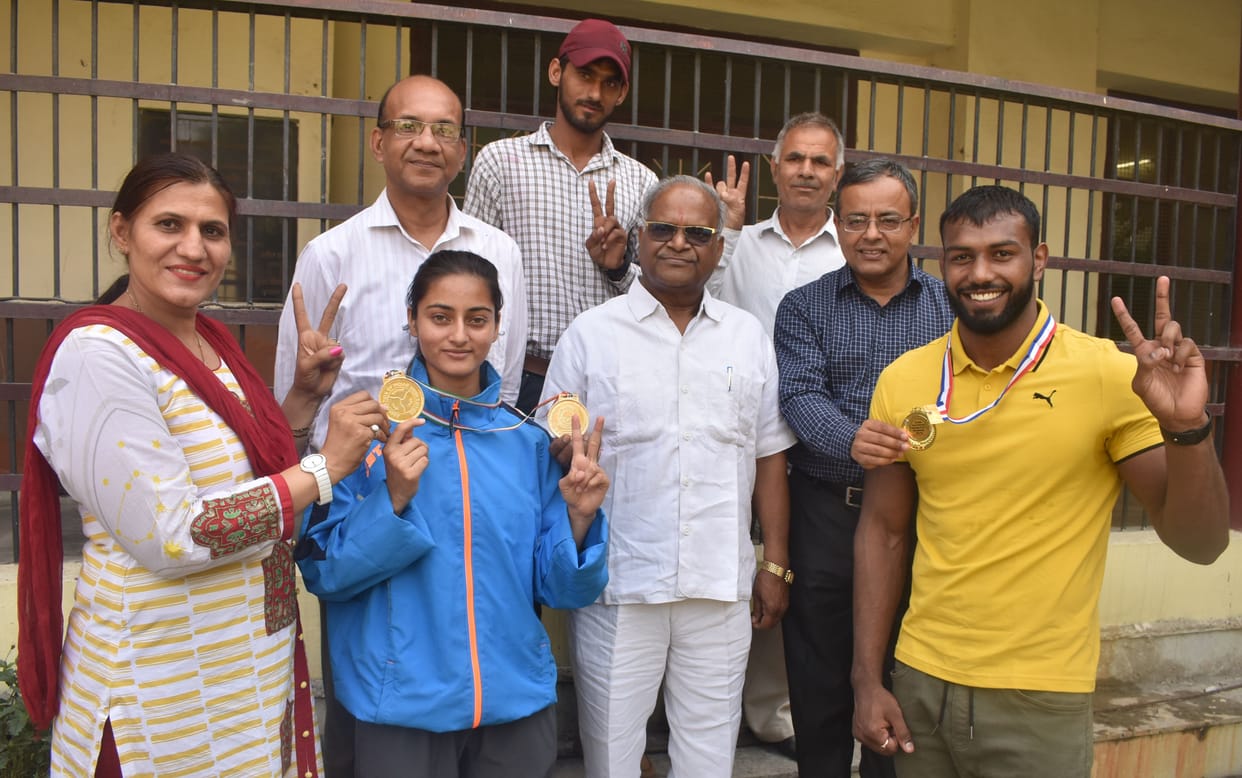 Nitesh and Preeti of SD College selected in World University Games