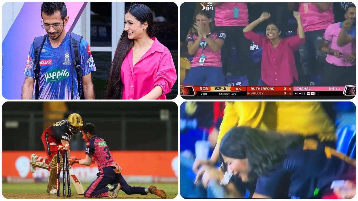 IPL 2022 RCB vs RR Match 13 Highlights Hindi Dhanshree dance and Virat Fans sad on run out