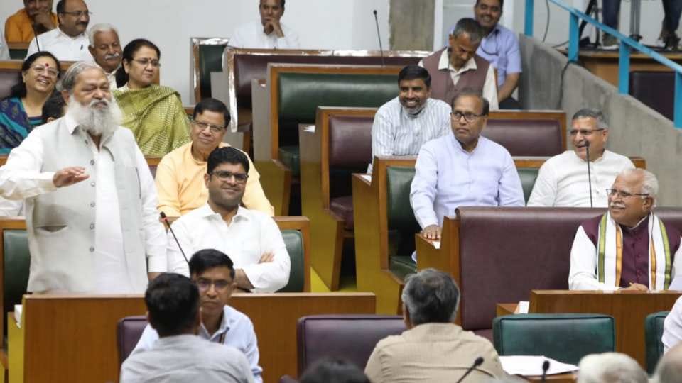 SYL issue raised in special session of Haryana  Assembly