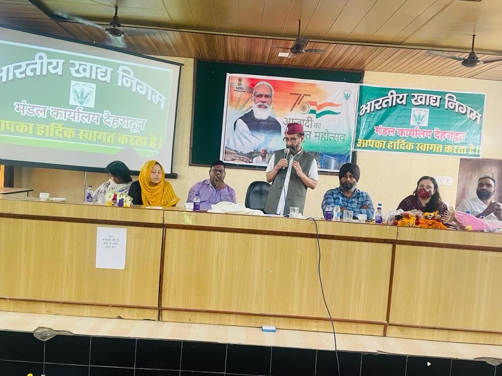 Central government is providing free food grains to the people