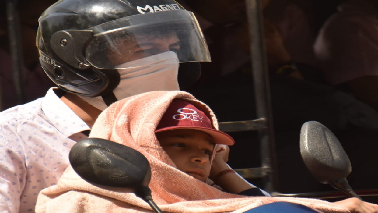 People are getting Sick due to heat and hot winds be careful for next two days