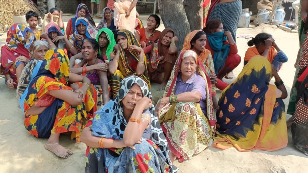 An old man murdered in a land dispute in barabanki.
