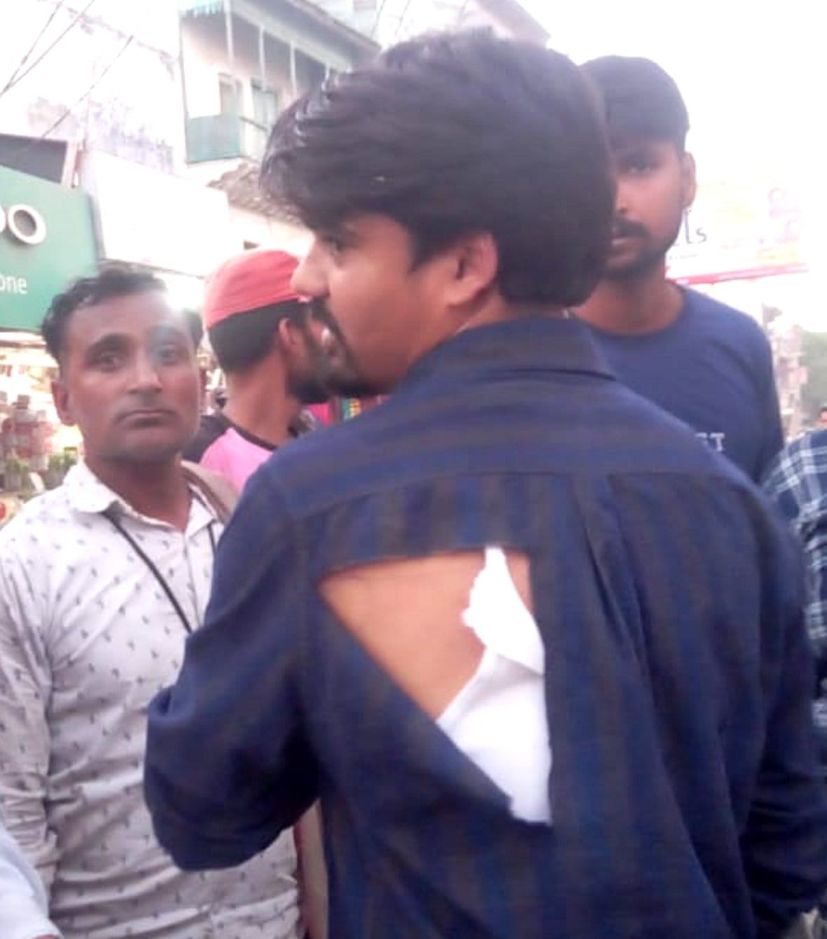 The team that went to check the power line was beaten up