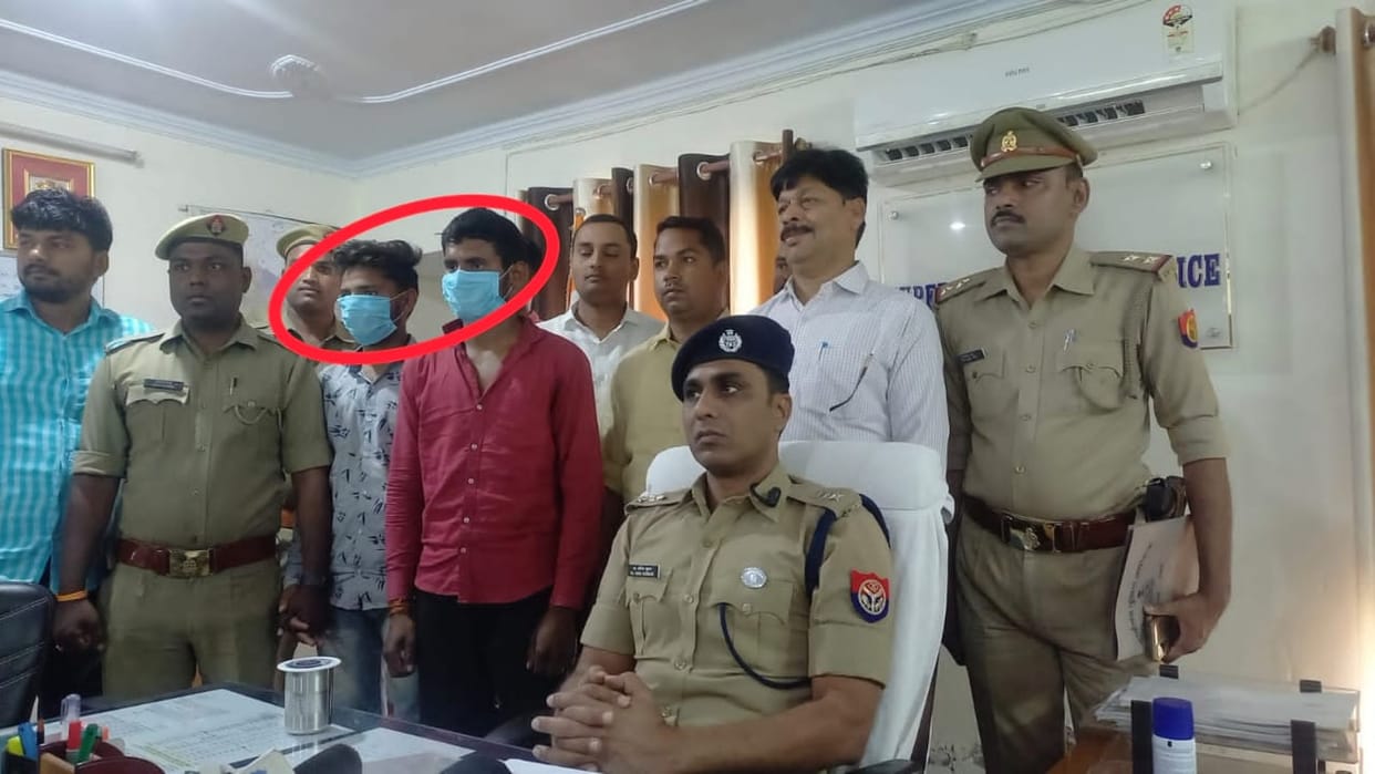 Two rewarded criminal of RS 25  thousand arrested in assistant teacher murder case in bhadohi