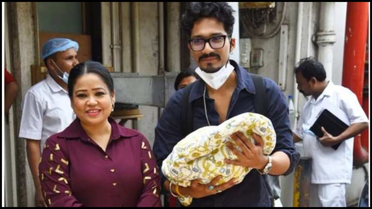 Bharti singh shares new photos from hospital after welcoming baby boy with husband harsh limbachiyaa