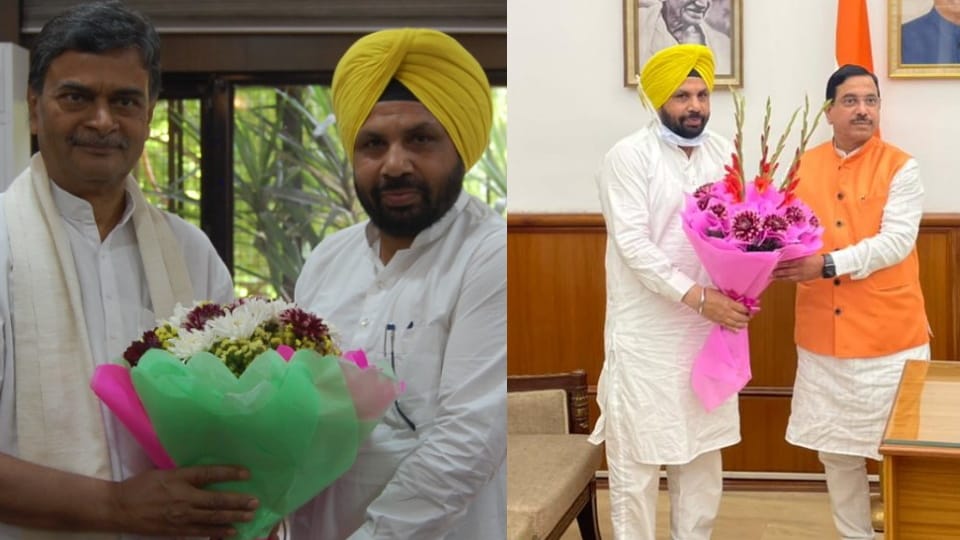 Punjab Power Minister meets Union Ministers over coal shortage in state