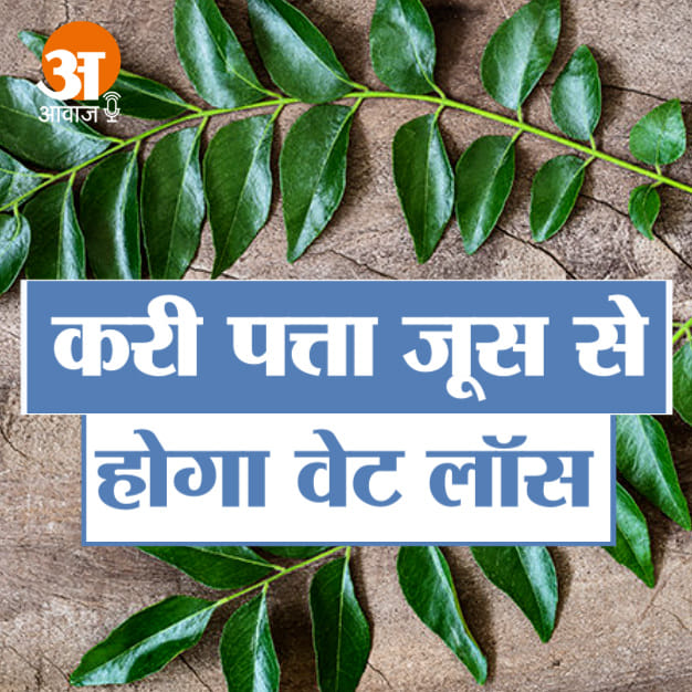 Curry leaf juice will cause weight loss