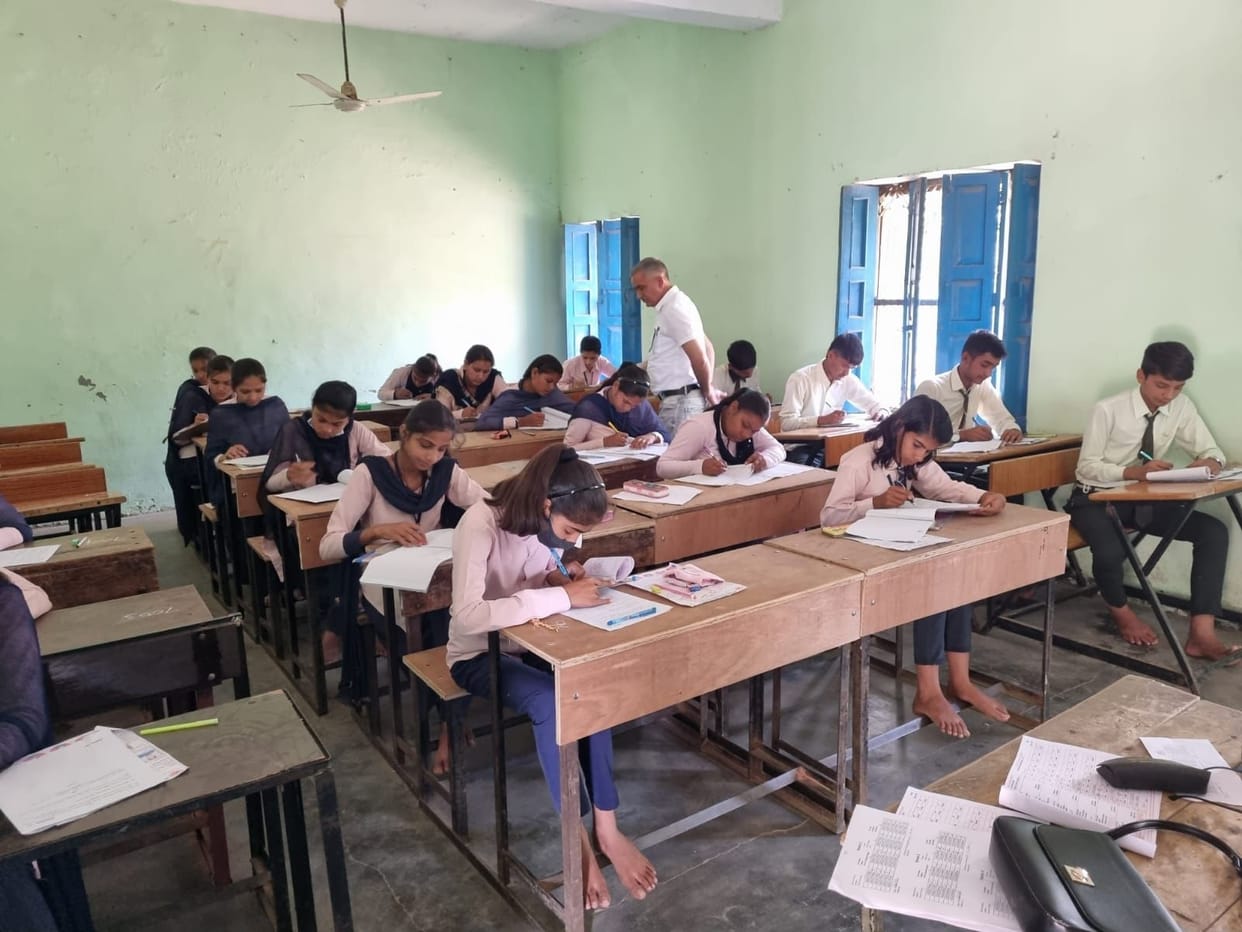 Case registered against student who brought mobile fit in paper board in examination