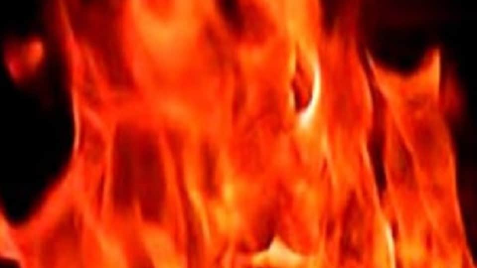 sudden fire breaks out in three houses of Kasganj