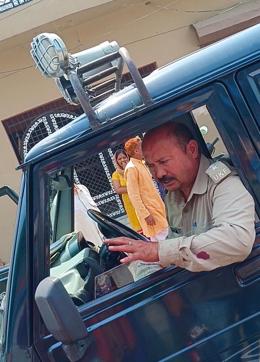Guldar entered the house, injured the range officer