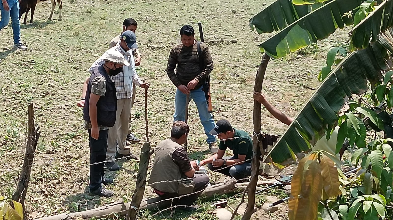 Guldar entered the house, injured the range officer