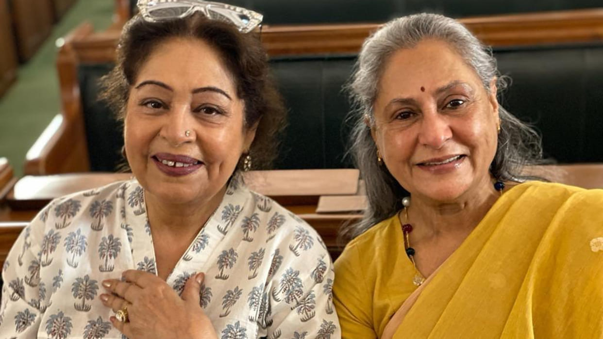 Kirron Kher meet Jaya Bachchan at the Parliament, share photo