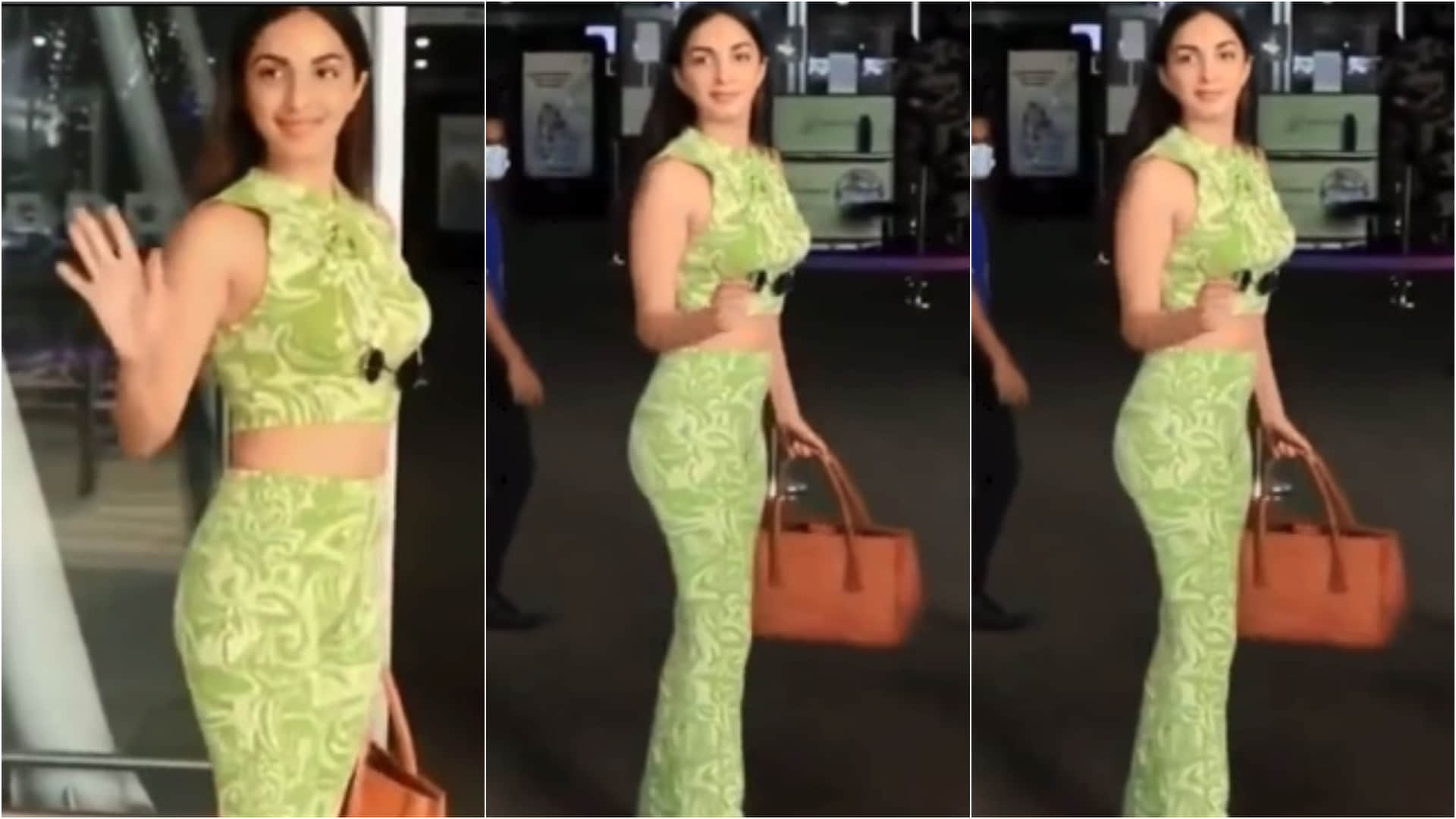 kiara advani at airport in green co ord set are so affordable perfect for summer outing